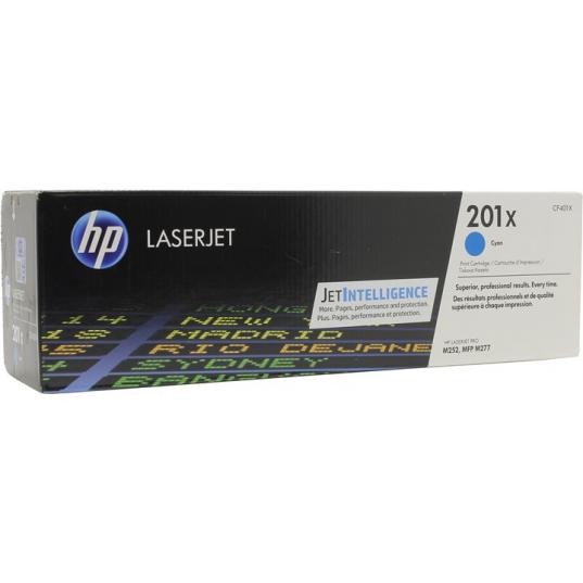 Тонер-картридж HP 201X Cyan для CLJ Pro M252dw/M252n/M274n/M277dw/M277n (2300 стр) CF401X CF401X