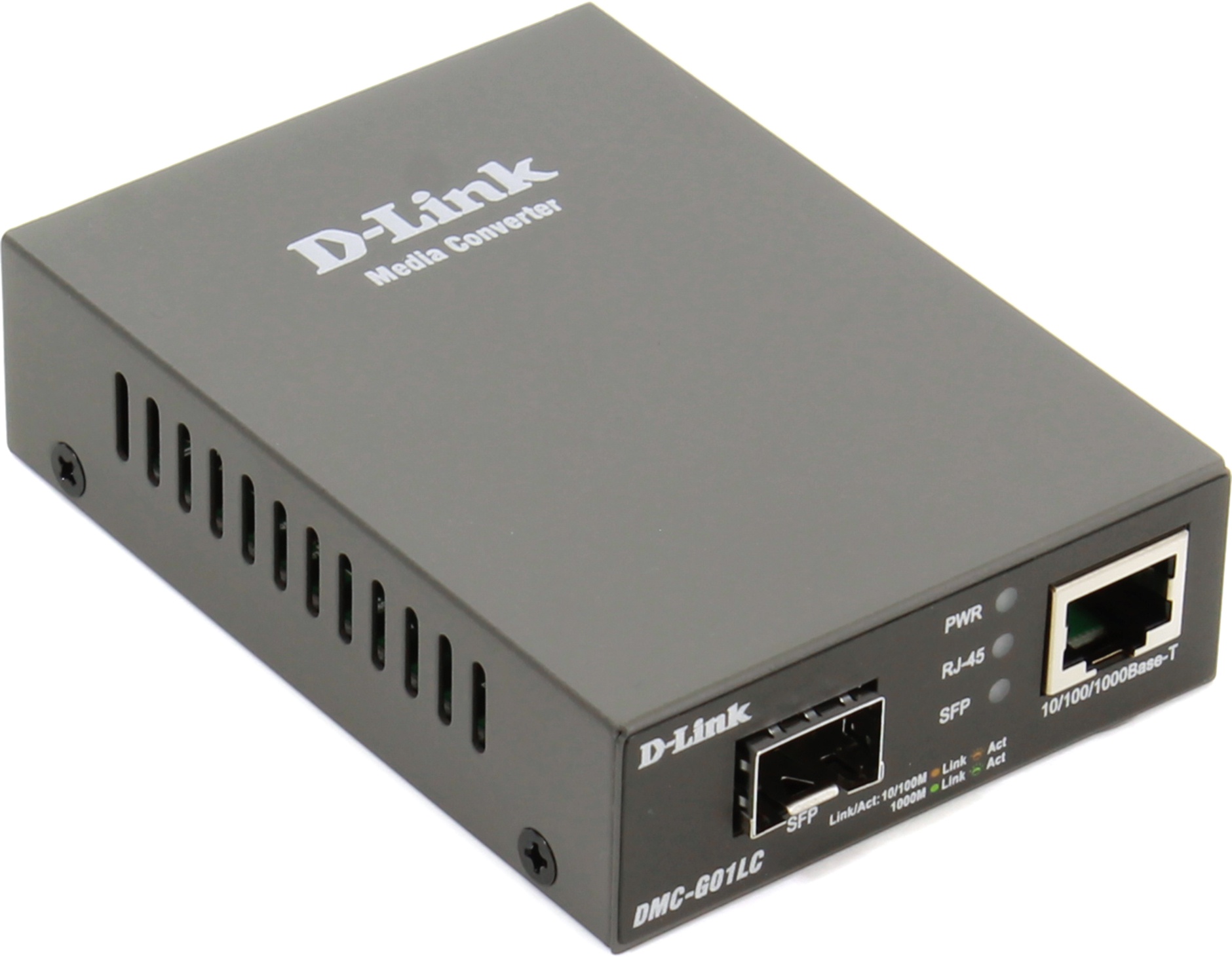 Медиаконвертер D-Link Media Converter with 1 100/1000Base-T port and 1 1000Base-X SFP port DMC-G01LC/C1A DMC-G01LC/C1A