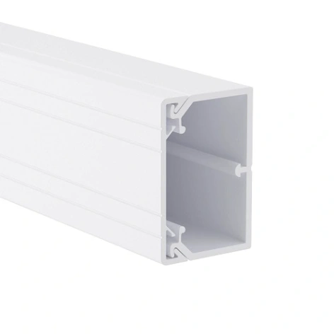 Кабель-канал DKC  60х40.0мм, с направляющими, с крышкой, ПВХ, белый RAL 9016, 01780 01780