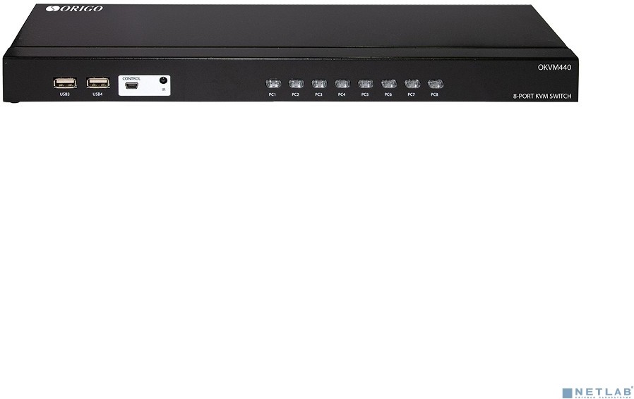 KVM переключатель ORIGO  8-портовый KVM-переключатель с портами VGA и USB OKVM440/A1A  OKVM440/A1A 