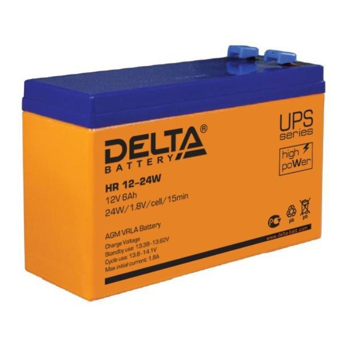 Батарея Delta HRW, UPS-серия 12В, 6Ач HR 12-24 W HR 12-24 W