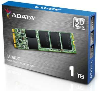 Твердотельный накопитель A-data M.2 2280 1TB Ultimate SU800 Client SSD SATA 6Gb/s, 560/520, IOPS 80/80K, MTBF 2M, 3D V-NAND TLC, 102 ASU800NS38-1TT-C ASU800NS38-1TT-C #3