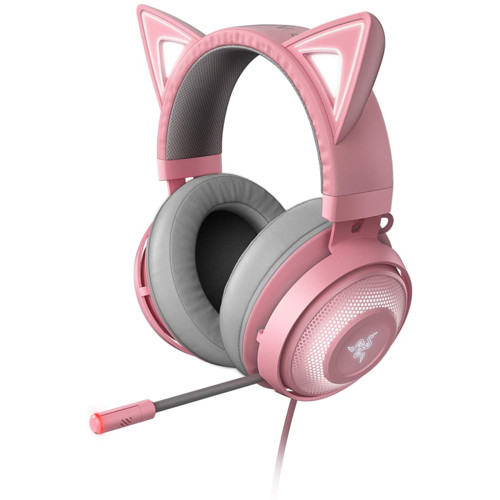 Гарнитура Razer Kraken Kitty Ed. - Quartz- USB Surround Sound Headset with ANC RZ04-02980200-R3M1 RZ04-02980200-R3M1