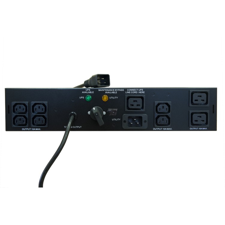 Байпас GigaLink на IEC C19*2 + IEC C13*6 (для модели GL-UPS-OL03-1-1*) GL-UPS-OL-RPDU-216 GL-UPS-OL-RPDU-216