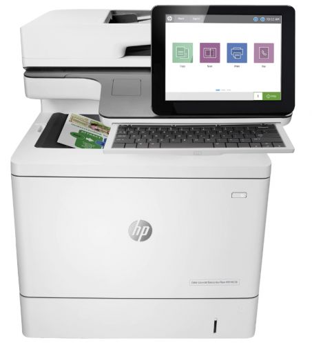 Принтер HP Color LaserJet Enterprise Flow MFP M578C (p/c/s/f,A4,1200dpi,38(38)ppm,1,25GB(print),512MB(scan),HDD320Gb,2trays100+550,ADF100,Duplex,Stapler,USB/GigEth,1ywarr,cart.5,5KB&3,5KCMYp.inbox,replB5L54A) 7ZU87A 7ZU87A