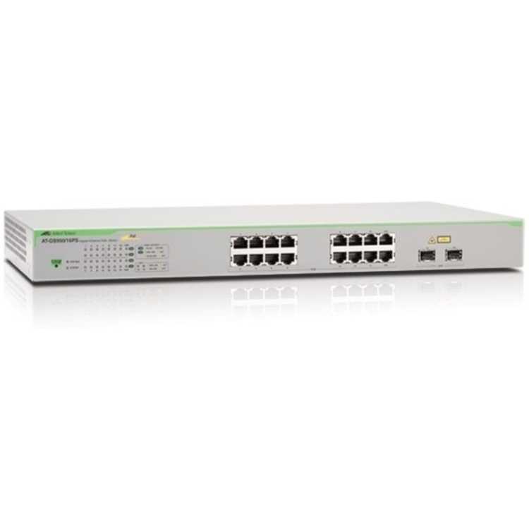 Коммутатор Allied Telesis Gigabit Smart Access PoE+ switch 16 ports AT-GS950/16PS-50 AT-GS950/16PS-50