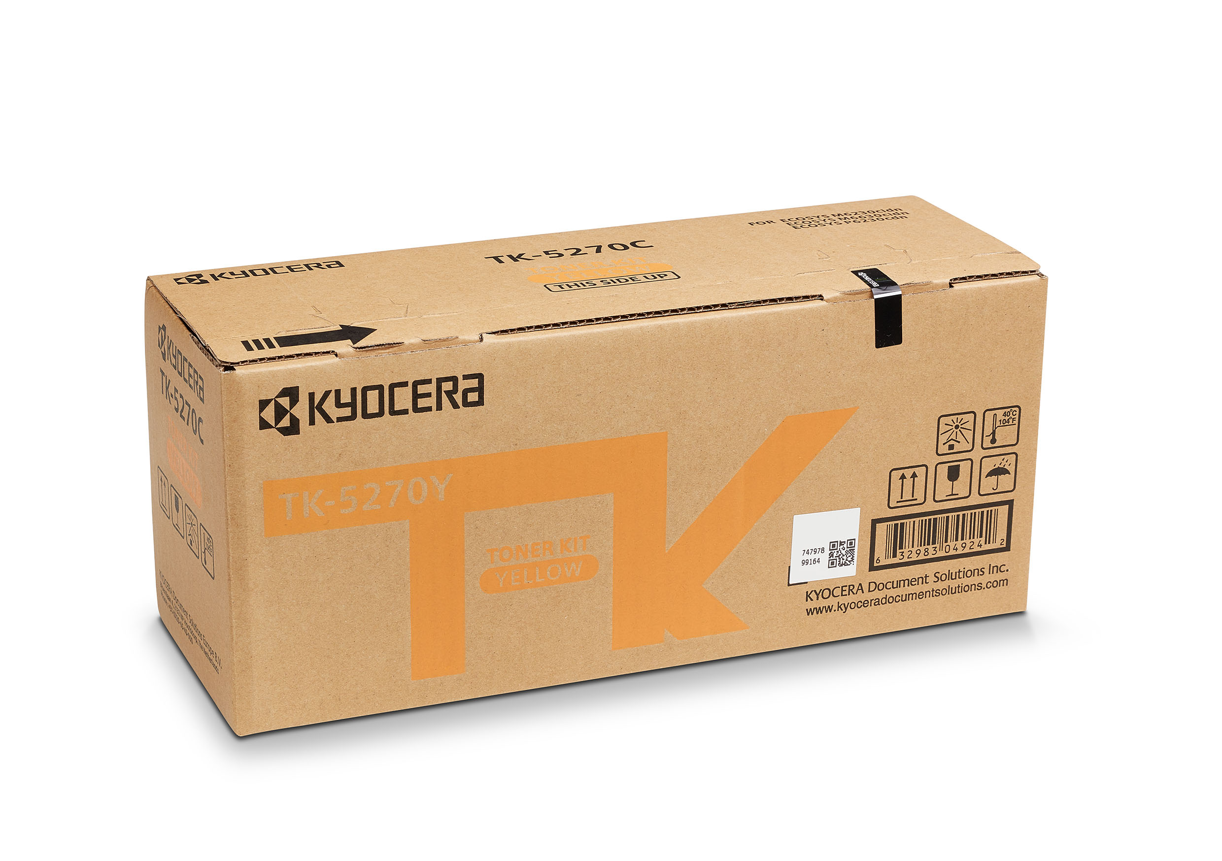 Тонер-картридж Kyocera TK-5270Y 6 000 стр. Yellow для M6230cidn/M6630cidn/P6230cdn 1T02TVANL0 1T02TVANL0