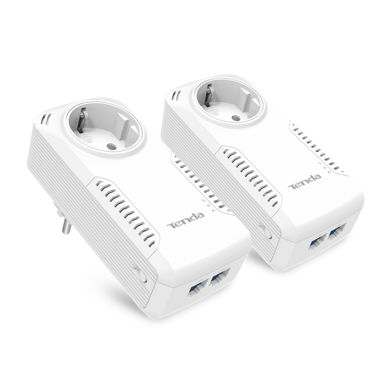 Адаптер Tenda Набор PowerLine AV1000; 2 GE порта; Home Plug AV2; Plug-and-Play P1002P Kit P1002P Kit