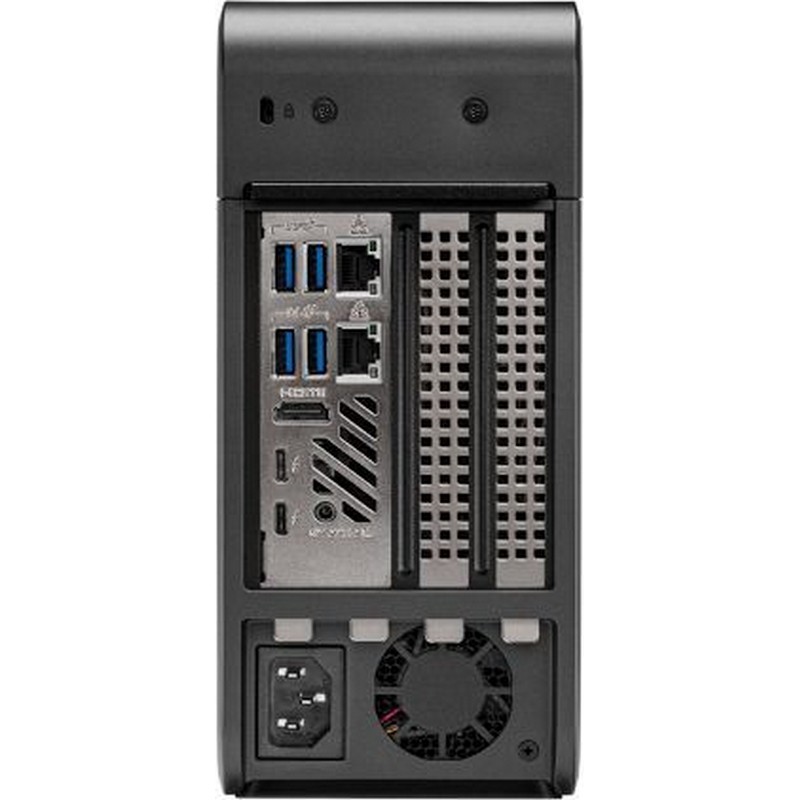 Неттоп Intel BKNUC9VXQNX2 Nettop NUC, Xeon E-2286M, 5.0 GHz Turbo, DDR4-2400/2666 SODIMM ECC Support (up to 64GB/32GB max), UHD Graphics P630 (HDMI 2.0a+2x Thbolt3), 4xUSB3.1, 2x m.2 SSD , 2xGBL, WiFi+BT, SDXC slot, Black, powercord EU, vPro, AMT, 99 BKNUC9VXQNX2