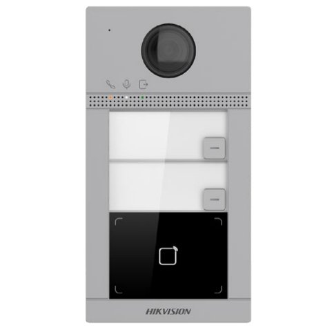 Видеопанель Hikvision DS-KV8213-WME1 цветной сигнал CMOS цвет панели: серебристый DS-KV8213-WME1 DS-KV8213-WME1