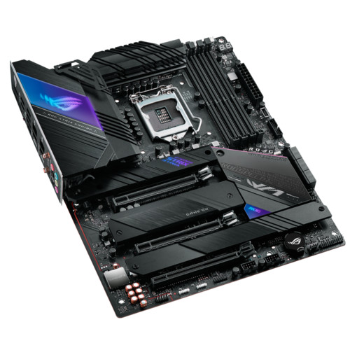 Материнская плата ASUS ROG STRIX Z590-E GAMING WIFI, LGA1200, Z590, 4*DDR4, DP,HDMI, SLI,CrossFireX, SATA3,RAID, Audio, 2,5Gb LAN, USB 3.2*9, USB 2.0*8, ATX ROG STRIX Z590-E GAMING WIFI ROG STRIX Z590-E GAMING WIFI