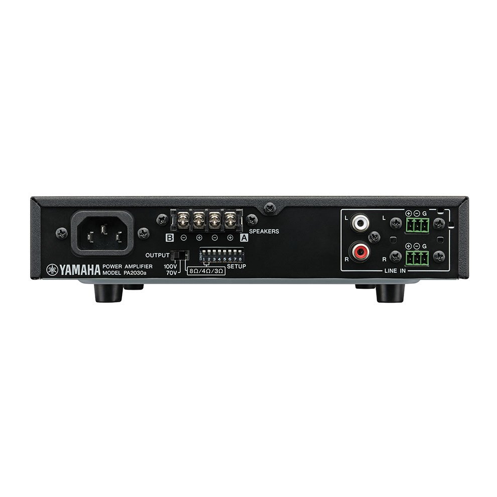 Усилитель мощности Yamaha PA2030A//E 2 х 30W (3/4/8 Ом) или 1 х 60W (70V/100V), входы: 1 stereo/2 mono line, встроенные HPF/LPF ZU44670 ZU44670