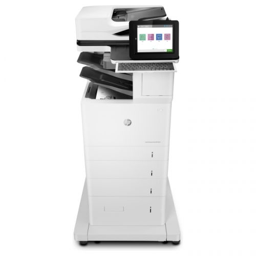 Принтер HP LaserJet Enterprise Flow MFP M636z (p/c/s/f, A4,1200dpi,71ppm,1,5Gb,HDD500GBenc,4 trays 100+2х550+2000,ADF150,Duplex,stand,3-bin stepler,USB/GigEth,cart.10,5k in box,1y warr.) 7PT01A 7PT01A