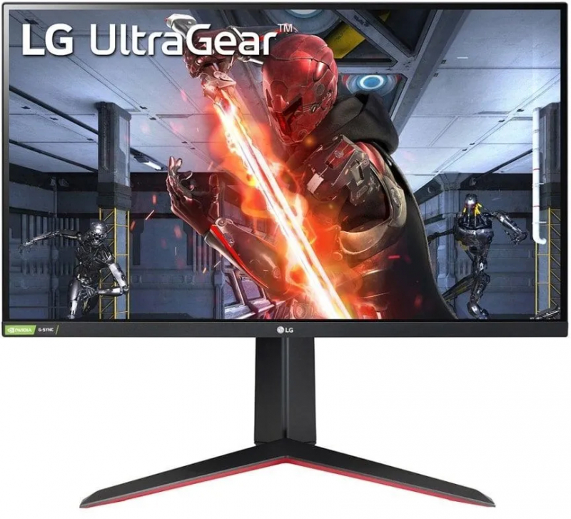 Монитор LG 27" UltraGear 27GN65R-B черный IPS 1ms 16:9 HDMI матовая HAS Piv 1000:1 300cd 178гр/178гр 1920x1080 144Hz G-Sync FreeSync Premium DP FHD 27GN65R-BB/ARUOMVN 27GN65R-BB/ARUOMVN