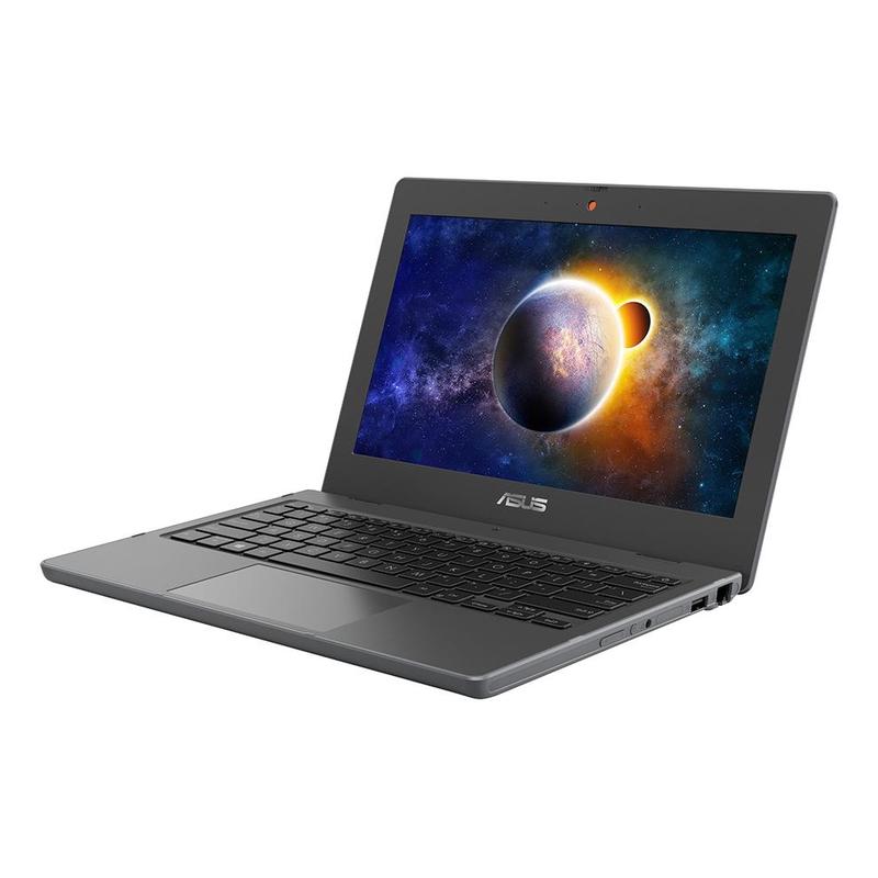 Ноутбук ASUS PRO BR1100FKA-BP0472T Pentium Silver N6000/8Gb/128Gb eMMC+128Gb SSD/11,6"HD Touch(1366 x 768)1 x VGA/1 x HDMI /RG45/WiFi5/BT/Cam/Windows 10 Home/1,4Kg/Dark Grey 90NX03A1-M05900 90NX03A1-M05900