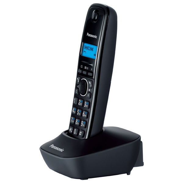 Радиотелефон Panasonic (серый) АОН/Caller ID/12 мелодий/подсветка/поиск трубки KX-TG1611RUH KX-TG1611RUH