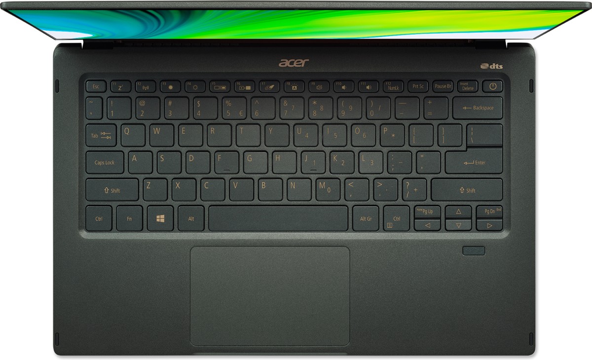 Ультрабук Acer Swift 5 SF514-55TA-769D Core i7 1165G7/16Gb/SSD1Tb/Intel Iris Xe graphics/14"/IPS/Touch/FHD (1920x1080)/Windows 10/d.green/WiFi/BT/Cam NX.A6SER.001 NX.A6SER.001
