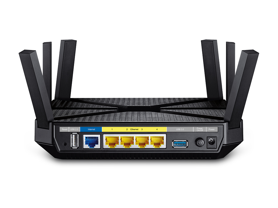 Маршрутизатор TP-Link 2*1300ac+600n, 802.11ac/a/b/g/n, 1 Gb WAN + 4 Gb LAN, 1 *USB 3.0 + 1*USB 2.0, 802.1Q TAG VLAN для IP Archer C3200 Archer C3200