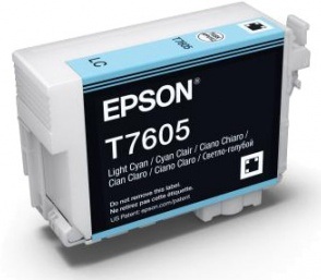 Картридж Epson T7605 светло-голубой для SC-P600 C13T76054010 C13T76054010