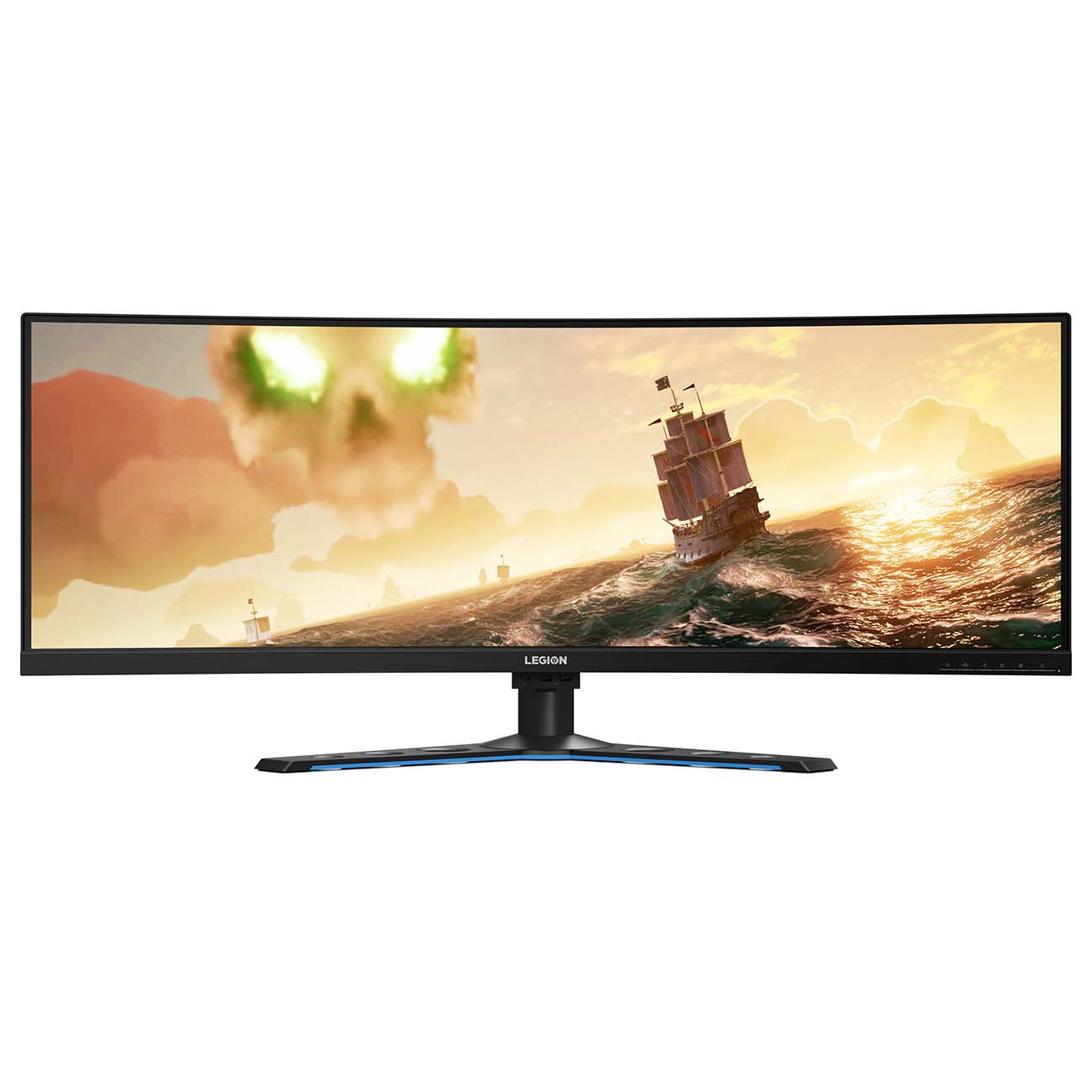 Монитор Lenovo 43.4" Legion Y44w-10 32:10 DWUXGA (3840x1200) VA, 1800R, 4ms, CR 3000:1, BR 450, 178/178, 144hz, 2x HDMI, 1x DP, 1x USB-C G1, 1x USB-C G2, 4x USB 3.1 Gen1, NO Speakers, LTS, 3-Year 65F2RAC1EU 65F2RAC1EU #3