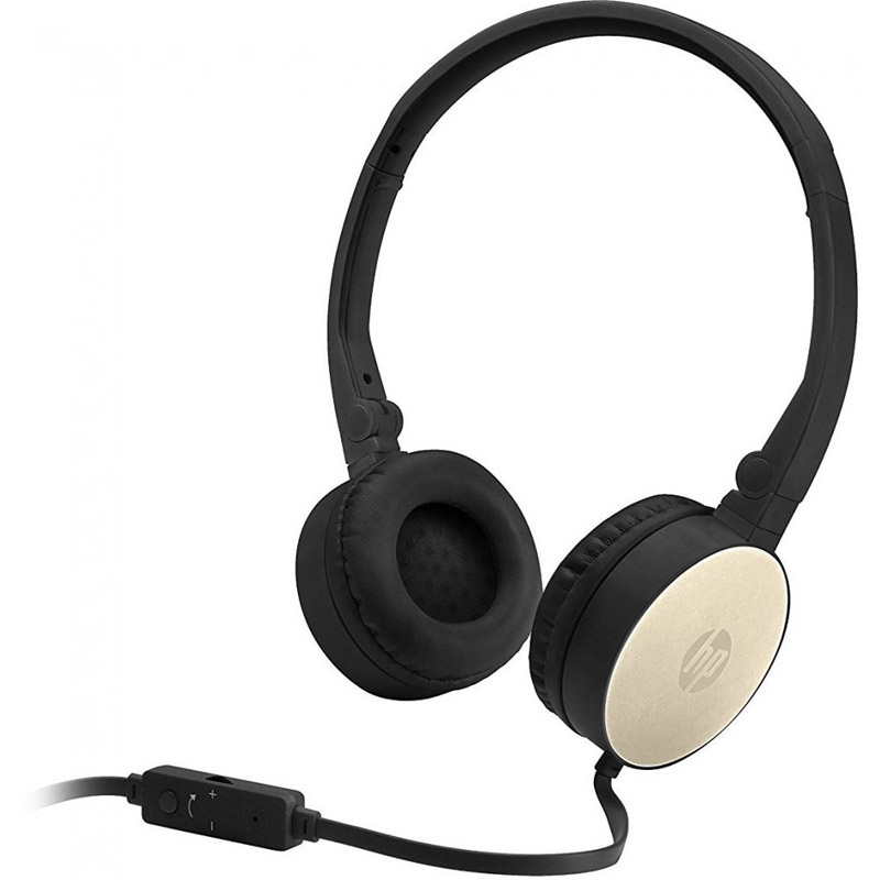 Гарнитура HP Stereo 3.5mm Headset H2800 (Black w. Silk Gold) cons 2AP94AA 2AP94AA