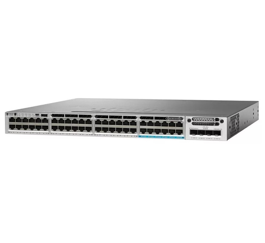 Коммутатор Cisco Catalyst 3850 48 Port PoE IP Base, Russia WS-C3850R-48P-S WS-C3850R-48P-S
