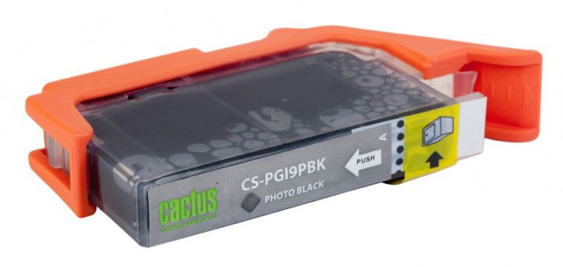 Картридж Cactus струйный CS-PGI9PBK фото черный для Canon Pixma PRO9000 MarkII/PRO9500 (13.4мл) CS-PGI9PBK CS-PGI9PBK