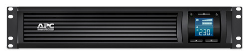 Источник бесперебойного питания APC Smart-UPS C 1000VA/600W 2U RackMount, 230V, Line-Interactive, 4xC13, LCD, Gray, No CD/cables SMC1000I-2URS SMC1000I-2URS