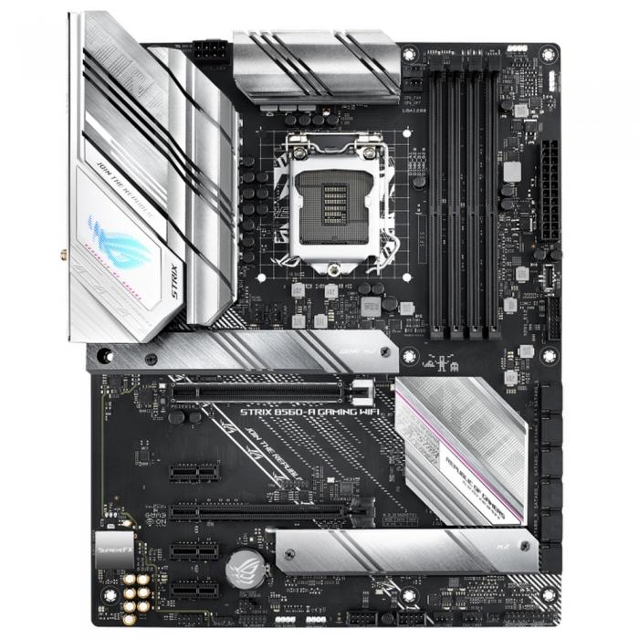 Материнская плата ASUS ROG STRIX B560-A GAMING WIFI, LGA1200, B560, 4*DDR4, HDMI,DP, CrossFireX, SATA3,RAID, Audio, Gb LAN, USB 3.2*9, USB 2.0*7, ATX ROG STRIX B560-A GAMING WIFI ROG STRIX B560-A GAMING WIFI
