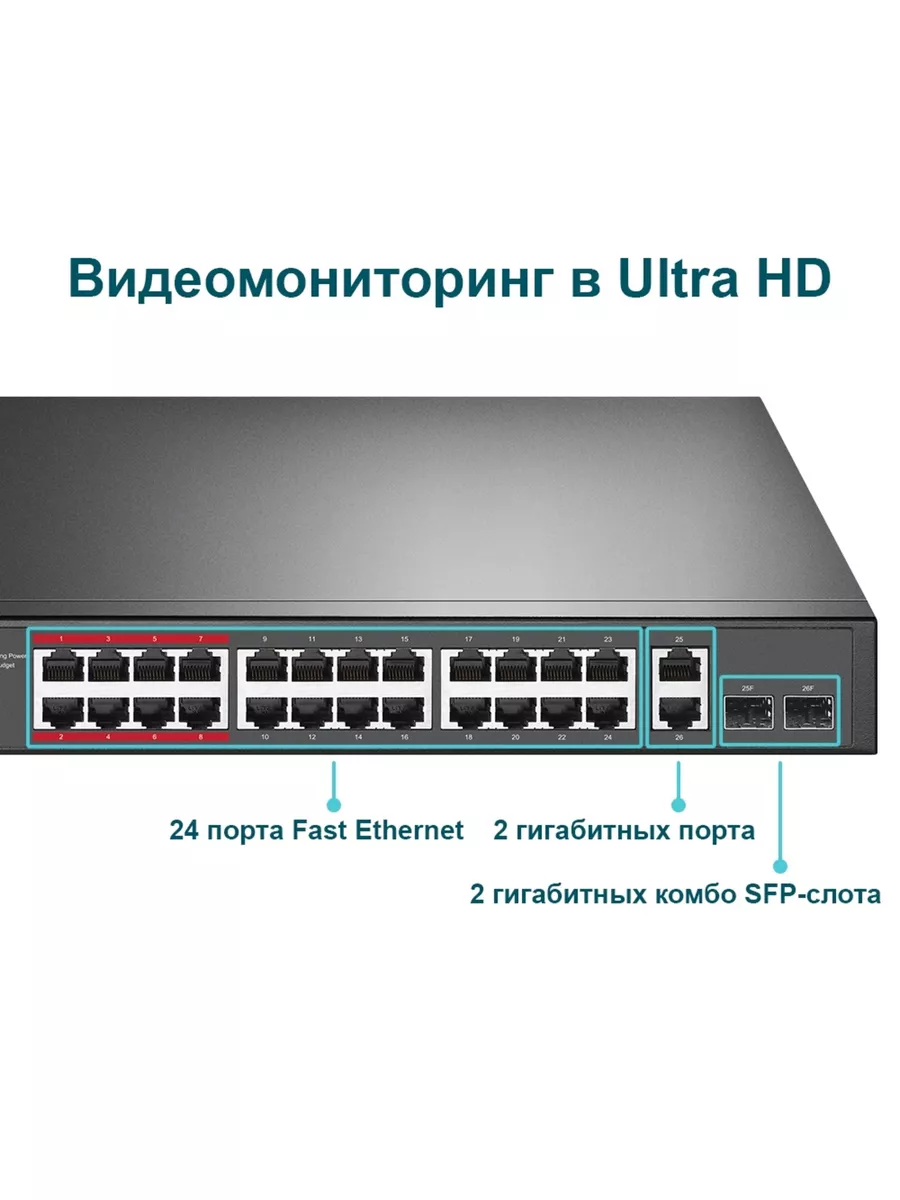 Коммутатор TP-Link  TL-SL1226P TL-SL1226P #6