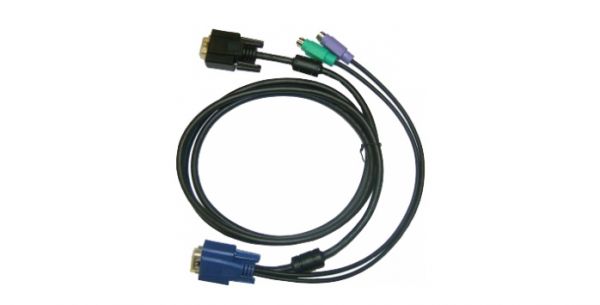 Кабель D-Link KVM Cable with VGA and 2 x PS/2 connectors for DKVM-IP8/T1, 5m ,10 pcs in package DKVM-IPCB5/10 DKVM-IPCB5/10