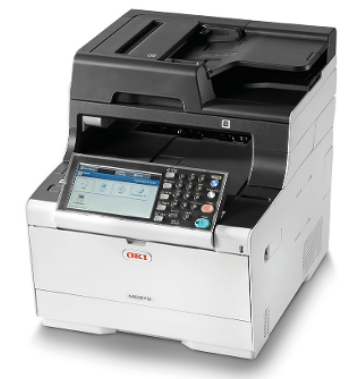 МФУ Oki MC573DN цветное; А4,30/30 ppm (цвет/моно),1200 dpi,дуплекc,сеть, Wi-Fi, факс 33.6мбит/с USB 2.0.,автопод 46357102 46357102