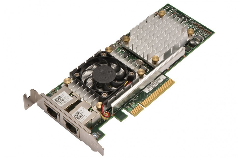 Сетевой адаптер Dell EMC Broadcom 57810 Dual Port 10Gb Base-T Low Profile Network Adapter - Kit 540-BBIU 540-BBIU