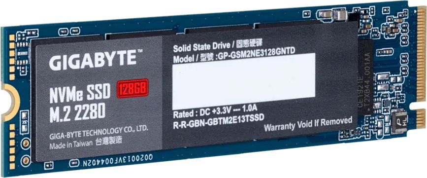 Твердотельный накопитель Gigabyte SSD M.2 2280 NVMe 128GB PCI-E x4 R/W 1550/550 Mbs TLC 3D NAND GP-GSM2NE3128GNTD GP-GSM2NE3128GNTD GP-GSM2NE3128GNTD