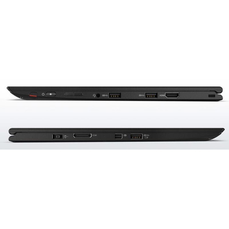 Ультрабук Lenovo ThinkPad X1 Yoga Core i5 6200U, 8Gb, SSD256Gb, Intel HD Graphics 520, 14", IPS, Touch, WQHD (2560x1440), Windows 10 Professional 64, black, WiFi, BT 20FQ003YRT 20FQ003YRT