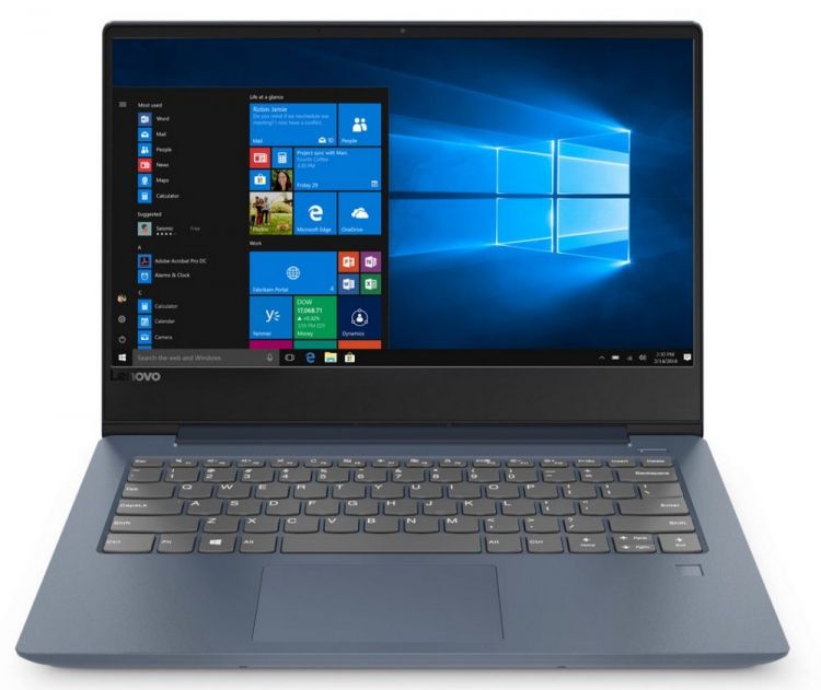 Ноутбук Lenovo IdeaPad 330s-14IKB 14"(1920x1080 IPS)/Intel Core i5 8250U(1.6Ghz)/6144Mb/256SSDGb/noDVD/Int:Intel UHD Graphics 620/Cam/BT/WiFi/52WHr/war 1y/1.6kg/blue/W10 + 65W 81F4004XRU 81F4004XRU