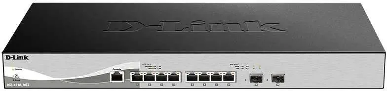Коммутатор D-Link L2+ Smart Switch with 8 10GBase-T ports and 2 10GBase-X SFP+ ports DXS-1210-10TS/B1A DXS-1210-10TS/B1A