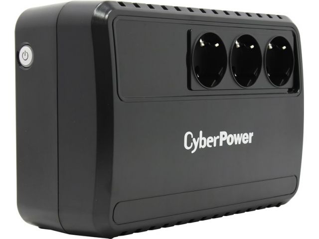 Источник бесперебойного питания CyberPower 1PE-C000339-00G line-interactive, 600VA/360W, 3*EURO BU600E BU600E