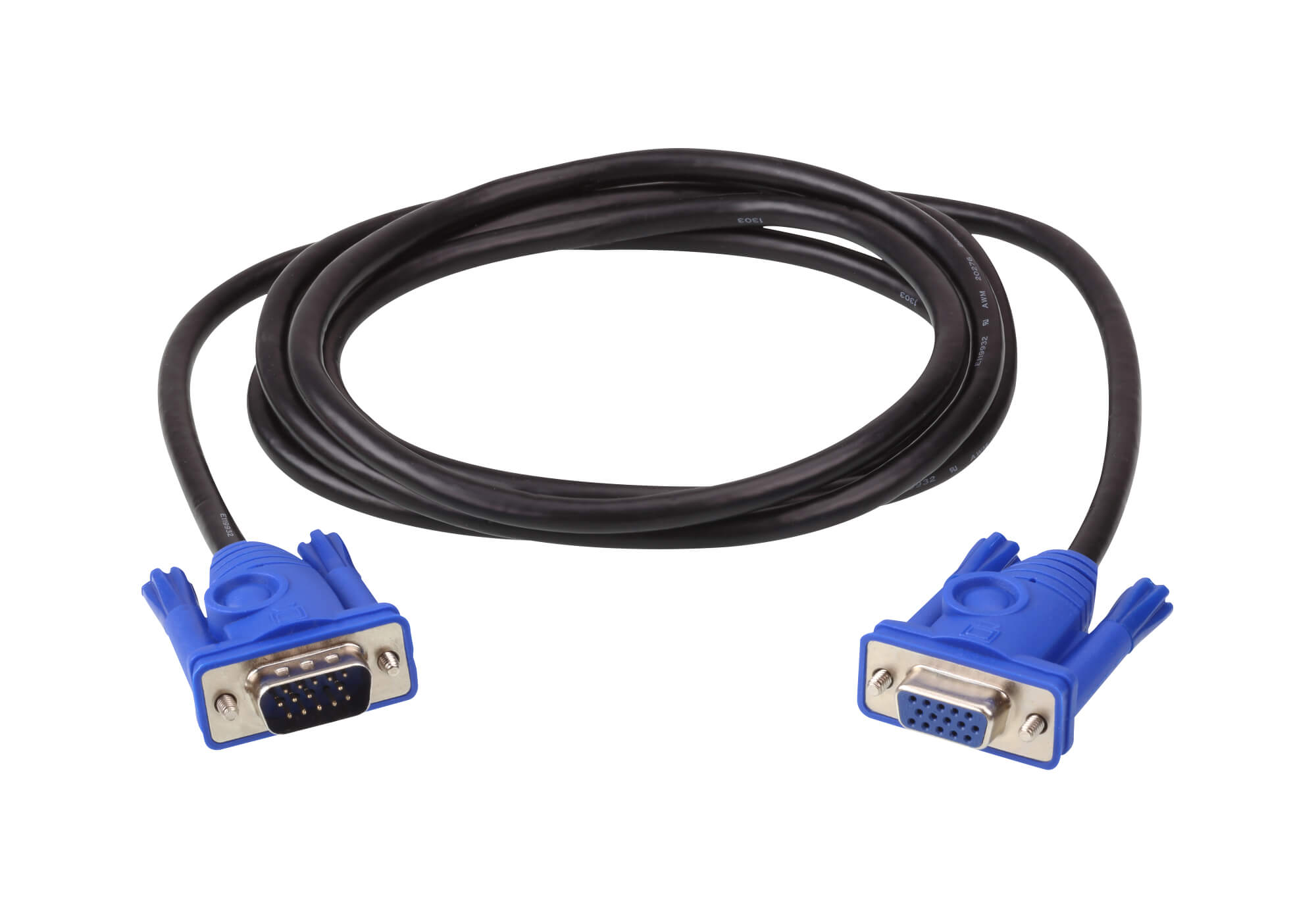 Кабель ATEN монитор/VGA/SXGA, HD-DB15, Female/Male, 12 проводов, опрессованный,  10 метр 2L-2410 2L-2410