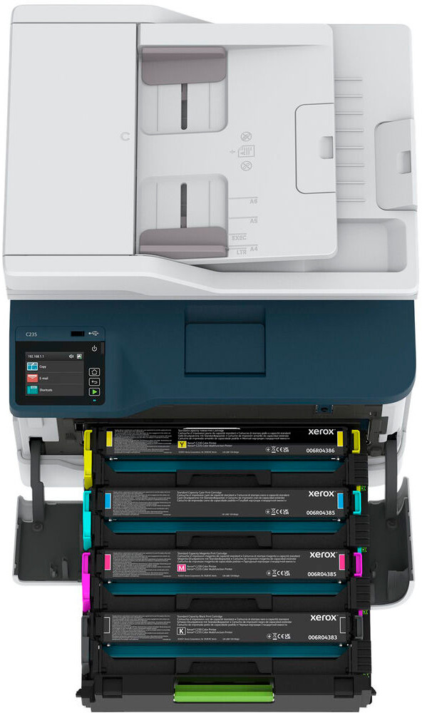 МФУ Xerox С235 цветное лазерное(A4, Printer, Scan, Copy, Fax, Color, Laser, 22стр., 512 Mb, USB, Eth, Wi-Fi, Duplex ) С235V/DNI C235V_DNI