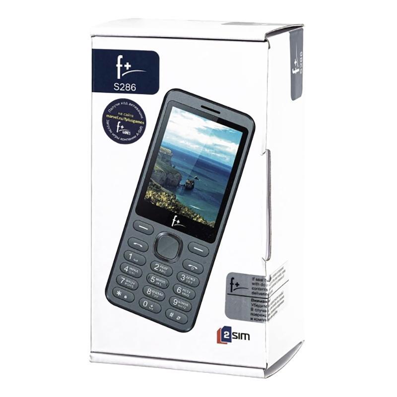 Мобильный телефон F+ 2.4'', 32MB RAM, 32MB, up to 16GB flash, 0,3Mpix, 2 Sim, Micro-USB, 1000mAh, 134,8 ммx67 ммx9,5 мм S286 Silver S286 Silver #3