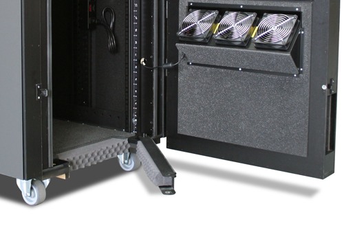 Шкаф APC защищенный звукоизолированный NetShelter CX 38U («компактный серверный зал»), международная версия AR4038IA AR4038IA #4