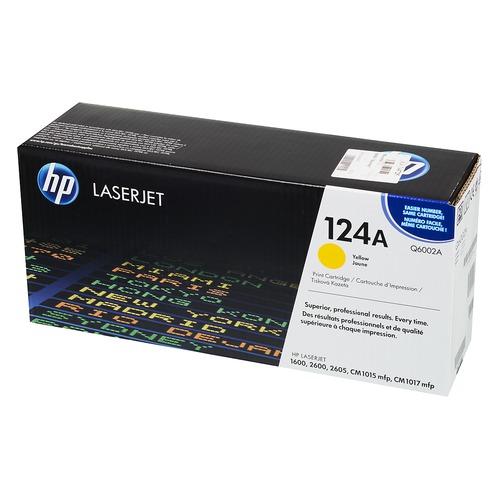 Картридж HP Q6002A для HP Color LaserJet 2600n/1600/2605, желтый, 2500 стр. Q6002A