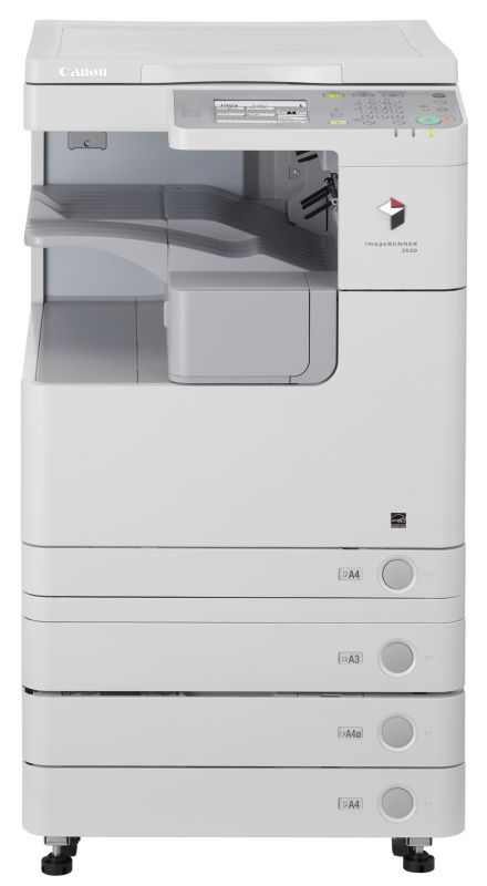 Копировальный аппарат Canon imageRUNNER 2520, A3, 20 стр/мин, (копир/UFR принтер/цвет. сет. сканер/крышка/дуплекс/лотки 1х250л.) без тонера(запуск инженером) 3796B003 3796B003