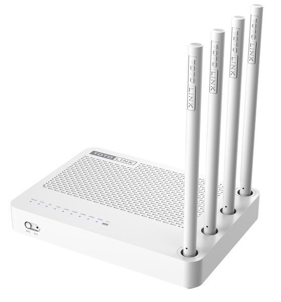 Маршрутизатор TOTOLINK Беспроводной двухдиапазонный AC1200 с поддержкой стандарта 802.11ac и 5ю портами Fast Ethernet, скорость Wi-Fi до 1167Mbps, Smart UI, IPTV A702R V2 A702R V2