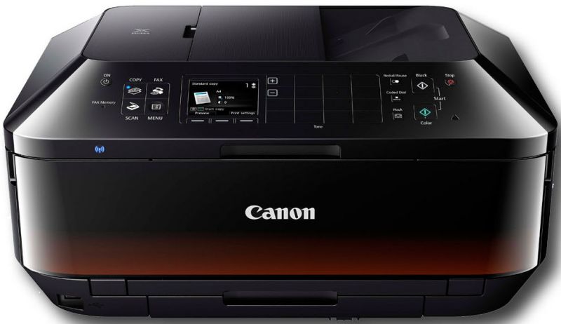 МФУ Canon PIXMA MX924 А4, (2400x4800)/Copier/Fax, ADF 35стр., дуплекс, 9600х2400, 1пл., Single Ink (5), печать с карт памяти, USB/WiFi/LAN 6992B007 6992B007