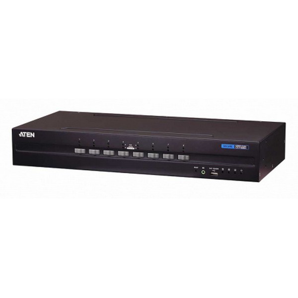 KVM-переключатель ATEN электрон,, KVM+Audio+USB 2,0,  1 user PS2/USB+HDMI =>  8 cpu USB+HDMI, без шнуров, 3840x2160 30Hz, настол,, исп,стандарт,шнуры, без OSD, некаскад,, CS1188H-AT-G CS1188H-AT-G