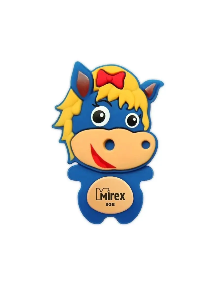 Флеш накопитель Mirex 13600-KIDBHS08 8GB,Horse,USB 2.0,синий 13600-KIDBHS08 13600-KIDBHS08