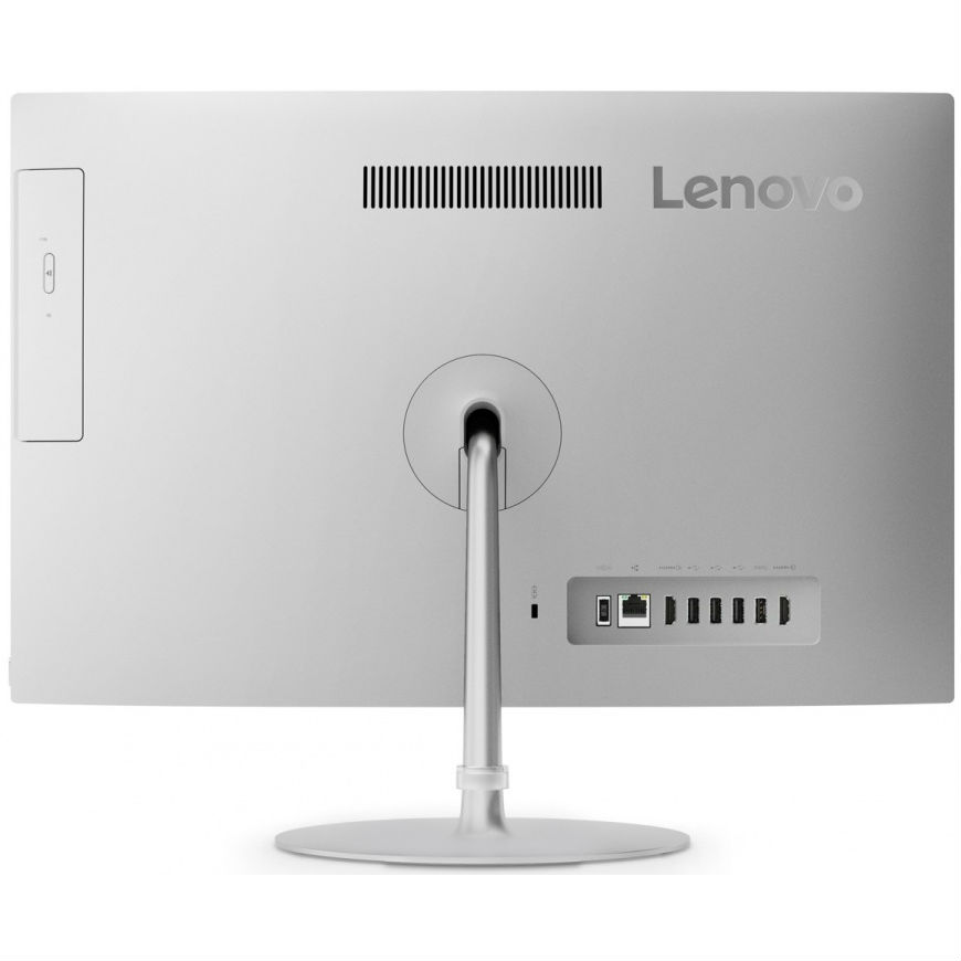 Моноблок Lenovo 520-22IKU 21.5" (1920x1080), 4GB, 1000GB, Intel Core i5-8250U, DVD±RW DL, Intel UHD Graphics, LAN, WiFi, BT, NoOS, веб камера, клавиатура + мышь, silver, серебристый  F0D500B8RK F0D500B8RK
