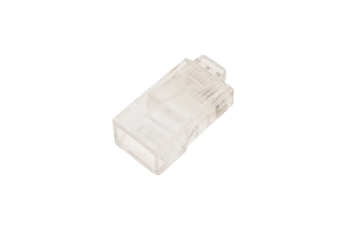 Коннектор Cabeus  RJ-45 под витую пару, категория 5e, универсальный (для одножильного и многожильного кабеля) для проводников с толщиной по изоляции до 1,05 мм 8P8C 8P8C